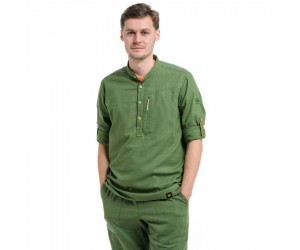 Рубашка Turbat Madeira Hemp Mns bronze green - зеленый